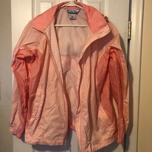 Columbia Rain Coat Jacket Pink Womens